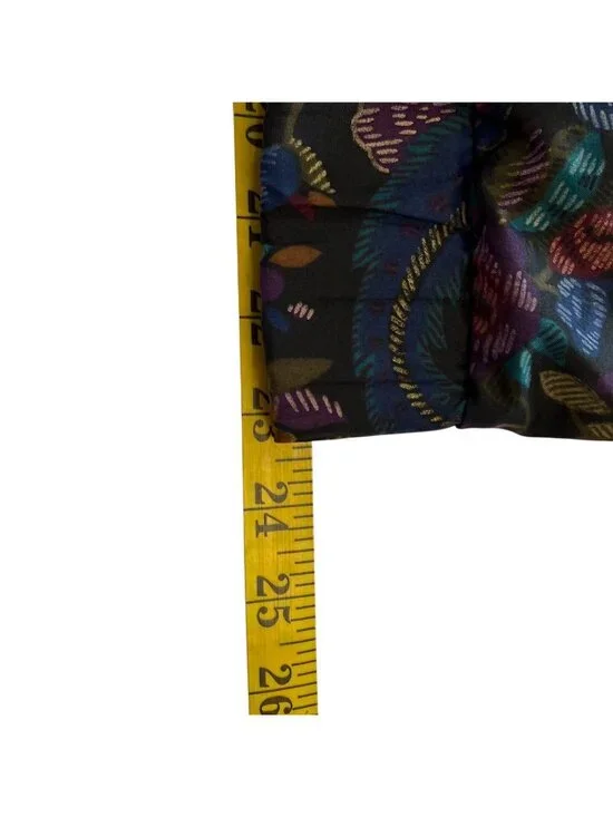 Vtg Pierre Cardin Womens Jacket Large Multicolor Paisley Elastic Hem Cuffs Zippe - Picture 12 of 16